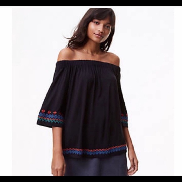 LOFT Tops - Ann Taylor Loft Off Shoulder Top